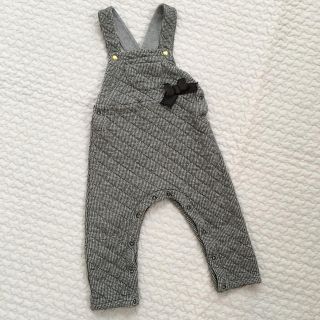 プチバトー(PETIT BATEAU)のオーバーオール サロペット　プチバトー  18m(ロンパース)