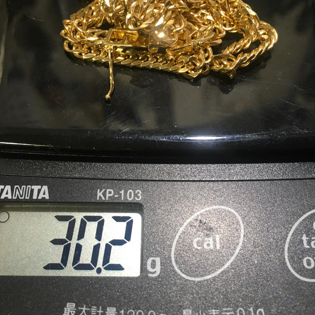 限定数のみ! K18金 国産 造幣局検定 ダブル6面喜平ネックレス 30