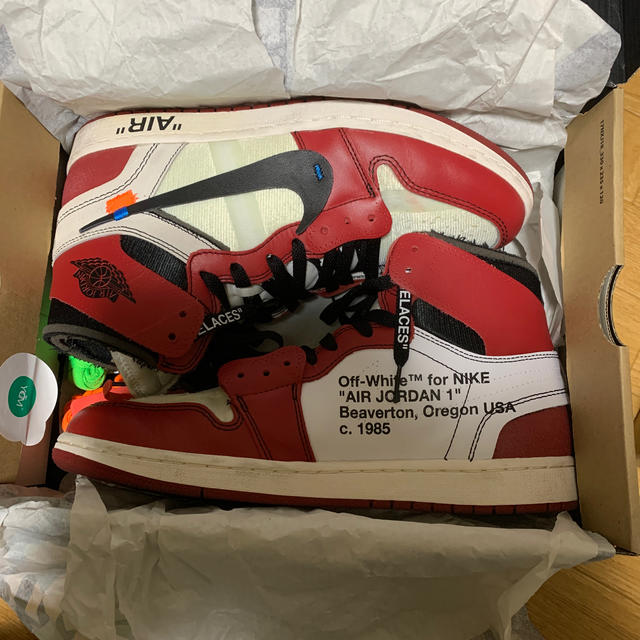 OFF-WHITE(オフホワイト)のthe ten offwhite jordan1  メンズの靴/シューズ(スニーカー)の商品写真