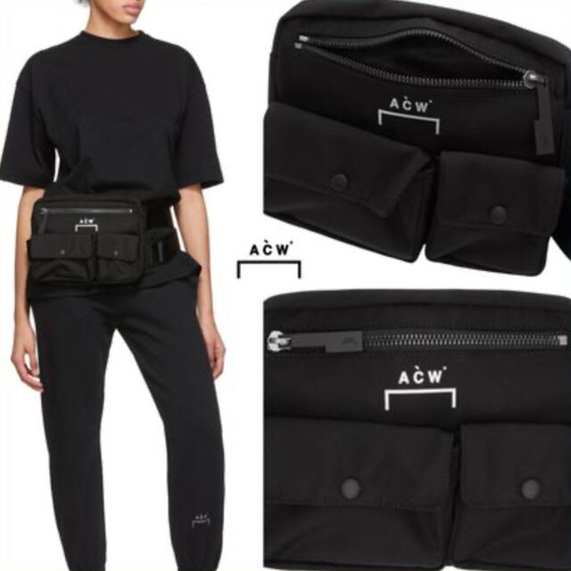 A-COLD-WALL* ACW Waist Bag Black