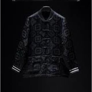 フラグメント(FRAGMENT)のCLOT Fragment Black Silk Jacket サイズL(ブルゾン)