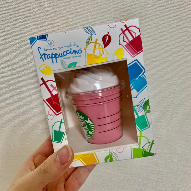 Starbucks Coffee(スターバックスコーヒー)の【激レア】スタバ starbucks フラペチーノ モバイルバッテリー ピンク スマホ/家電/カメラのスマートフォン/携帯電話(バッテリー/充電器)の商品写真