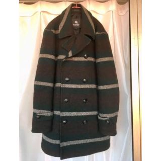 バーバリーブラックレーベル(BURBERRY BLACK LABEL)の（レア品、美品)バーバリーブラックレーベル  ロングコート メンズ(ピーコート)