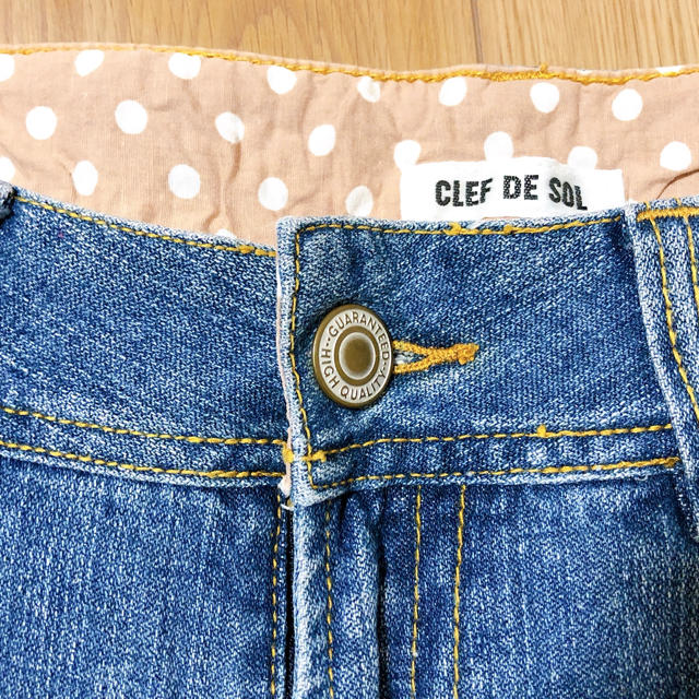 CLEF DE SOL(クレドソル)の【美品】クレドソル ジーパン ジーンズ レディースのパンツ(デニム/ジーンズ)の商品写真