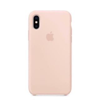 アップル(Apple)のiPhoneXS純正シリコーンケース ピンクサンド 新品未開封 (iPhoneケース)