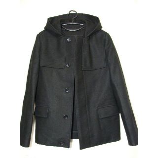 BALENCIAGA melton mods coat/black 44