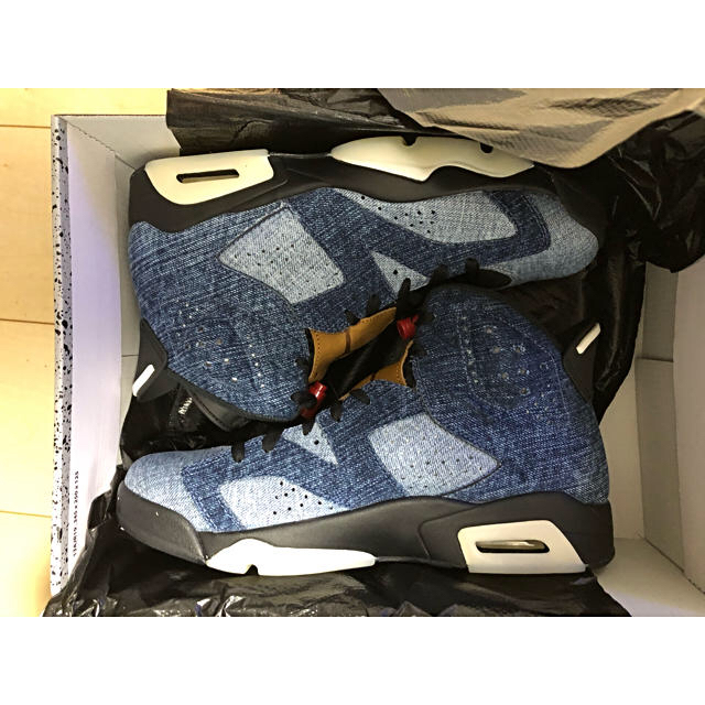 Nike Air Jordan 6 washed denim 9.5 27.5のサムネイル