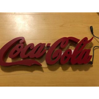値引きする Coca コカ・コーラ LED ミニレタリングサイン coca ネオン