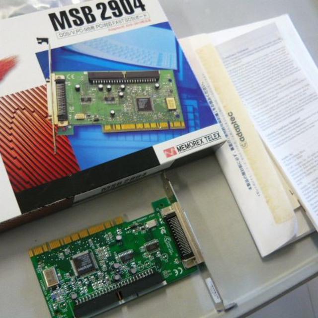 PCI対応FAST-SCSI『MSB2904』【値下げ】 スマホ/家電/カメラのPC/タブレット(PCパーツ)の商品写真