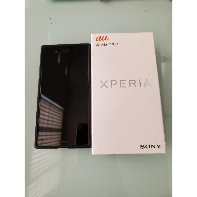 SONY(ソニー)の【いちる様】Xperia XZ1 SOV36 Spigenケース付 スマホ/家電/カメラのスマートフォン/携帯電話(スマートフォン本体)の商品写真