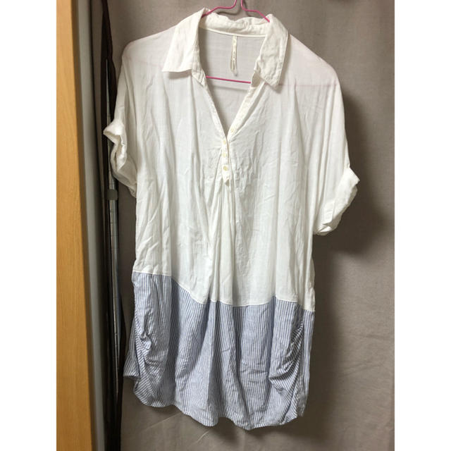 Heart Market(ハートマーケット)のロングシャツ レディースのトップス(シャツ/ブラウス(半袖/袖なし))の商品写真