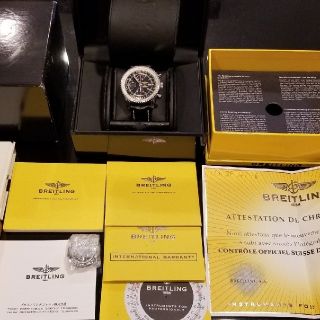 ブライトリング(BREITLING)の人気★ブライトリング　ナビタイマーワールド　a24322 dバックル　正規品(腕時計(アナログ))