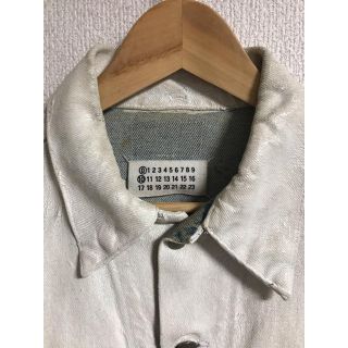特価 Maison Margiela ブラック ペイント デニムジャケット www