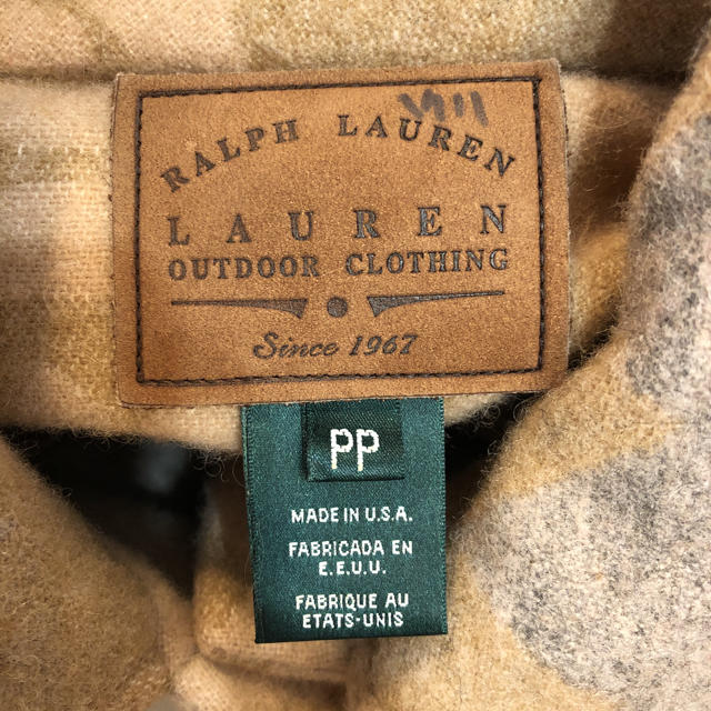 POLO RALPH LAUREN(ポロラルフローレン)の超貴重 美品 80s ビンテージ USA製 ラルフローレン ハンティング JK メンズのジャケット/アウター(カバーオール)の商品写真