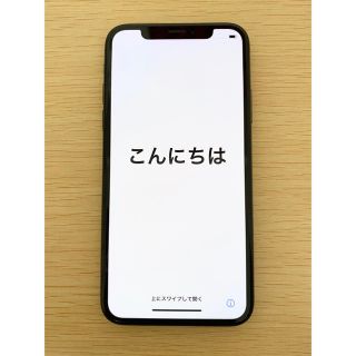 アイフォーン(iPhone)のiPhone X 64GB Black Simフリー(スマートフォン本体)