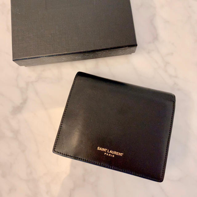 Saint Laurent(サンローラン)のサンローラン　三つ折り　財布　メンズ メンズのファッション小物(折り財布)の商品写真