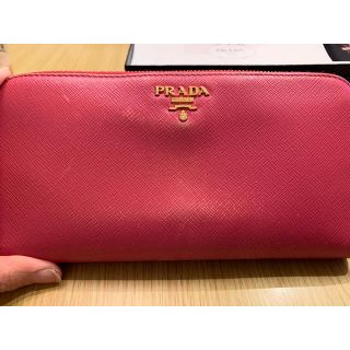 プラダ(PRADA)のプラダ　長財布　ピンク(財布)