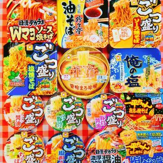 ニッシンショクヒン(日清食品)のe-1　カップラーメン　インスタントラーメン　食品詰め合わせ(インスタント食品)