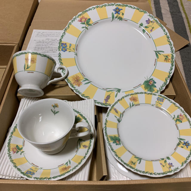 のりたけ　ノリタケ　Noritake  お皿　花柄　食器　5客セット