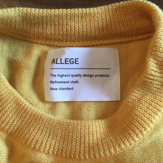 ALLEGE(アレッジ)のallege ニット スダンダードpoアレッジ メンズのトップス(ニット/セーター)の商品写真