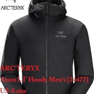 アークテリクス(ARC'TERYX)のアークテリクスアトムLT フーディー Ｓサイズ ブラックメンズ(マウンテンパーカー)