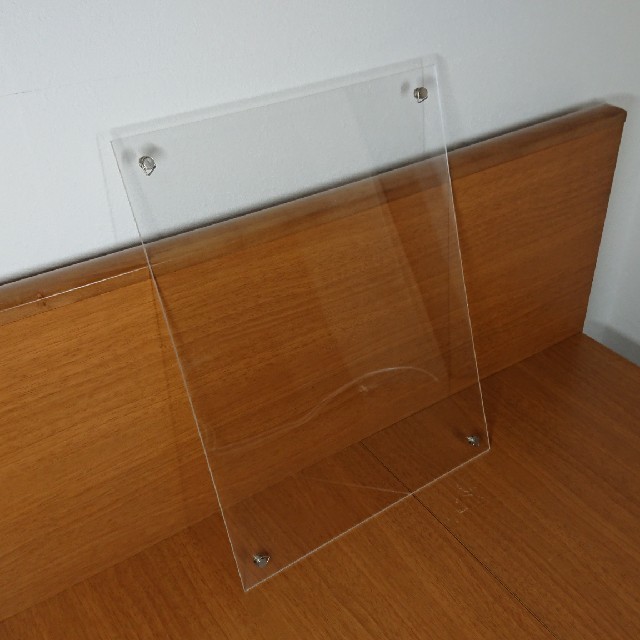 MUJI (無印良品) 無印良品 A3サイズ用 アクリルピクチャーフレーム・小 (吊り下げタイプ)の通販 by 唯 無印 アクリルピクチャーフレーム サイズ A3用