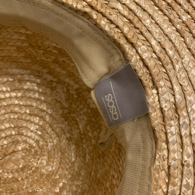 asos(エイソス)のasos 今期　麦わら帽子　旅行　ハット　インスタグラム レディースの帽子(麦わら帽子/ストローハット)の商品写真