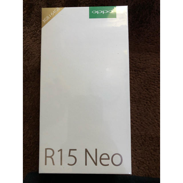 OPPO R15 NEO シムフリー 新品未使用