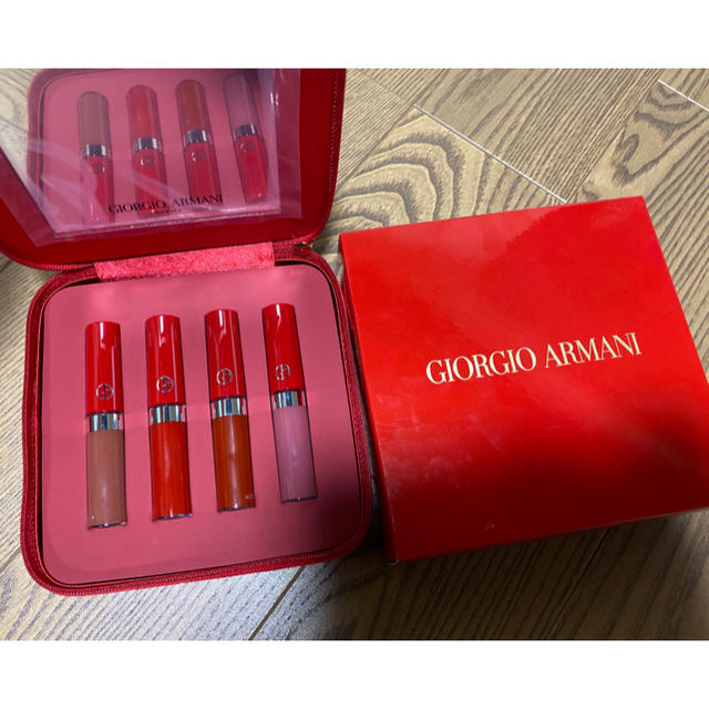 GIORGIO ARMANI リップグロス 4本セット 限定品