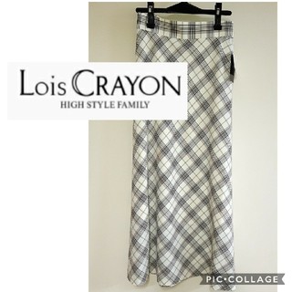 ロイスクレヨン(Lois CRAYON)のロイスクレヨン♡グラフチェックスカート(ロングスカート)