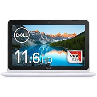 デル(DELL)のDell Inspiron 11 3180 AMD-A6 ホワイト(ノートPC)