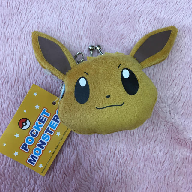 新品☆ポケットモンスター イーブイ ミニがまぐち エンタメ/ホビーのおもちゃ/ぬいぐるみ(キャラクターグッズ)の商品写真