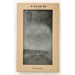 コーチ(COACH)のコーチ iPhone XR ケース スマホ カバー ブラック F89010(その他)