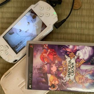 プレイステーションポータブル(PlayStation Portable)のpsp1000 プレイステーションポータブル　本体　ソフト付き(携帯用ゲーム機本体)