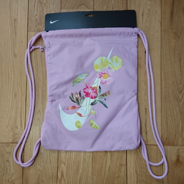 NIKE ナイキ ナップサック ジムサック ヘリテージ 花柄 ピンク