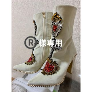 イエローブーツ ショートブーツ ブーツ(レディース)(ホワイト/白色系 イエローブーツ ショートブーツ ブーツ(レディース)(ホワイト/白色系