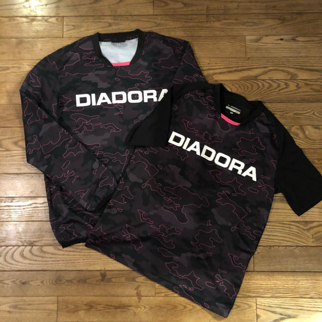 DIADORA(ディアドラ)の【DIADORA サッカー　練習着5点セット】 スポーツ/アウトドアのサッカー/フットサル(ウェア)の商品写真