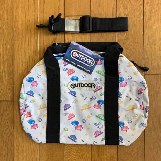 アウトドアプロダクツ(OUTDOOR PRODUCTS)の【お値下げ】おそ松さん×Outdoorproducts2ウェイ白ドラムバックミニ(キャラクターグッズ)