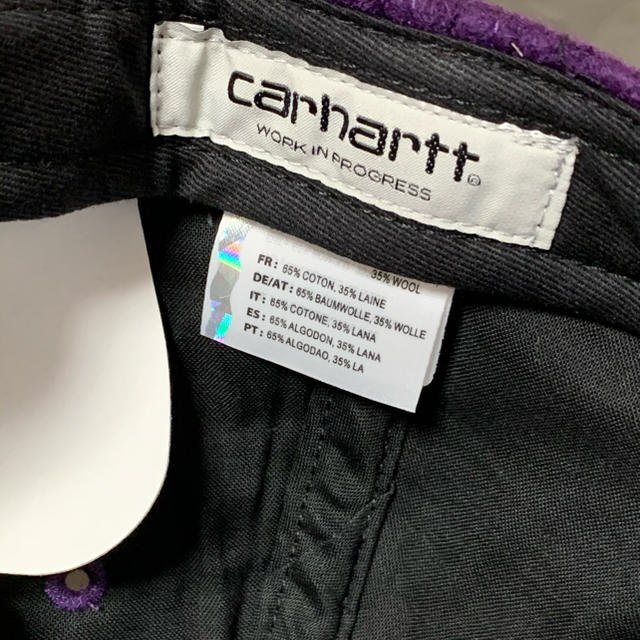 carhartt(カーハート)のCARHARTT WIP  CAP パープル メンズの帽子(キャップ)の商品写真