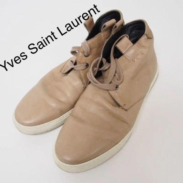 Saint Laurent(サンローラン)のSaint Laurent サンローラン ベージュ グレージュ メンズ メンズの靴/シューズ(ブーツ)の商品写真