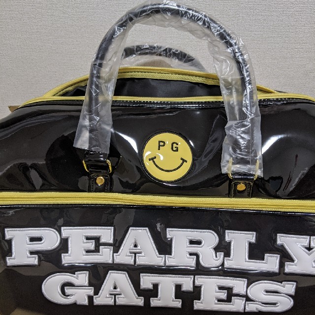 PEARLY GATES - 12日まで！大特価PEARLY GATES ボストンバッグブラック（新品）の通販 by ぺーくんくん's shop｜パーリーゲイツならラクマ