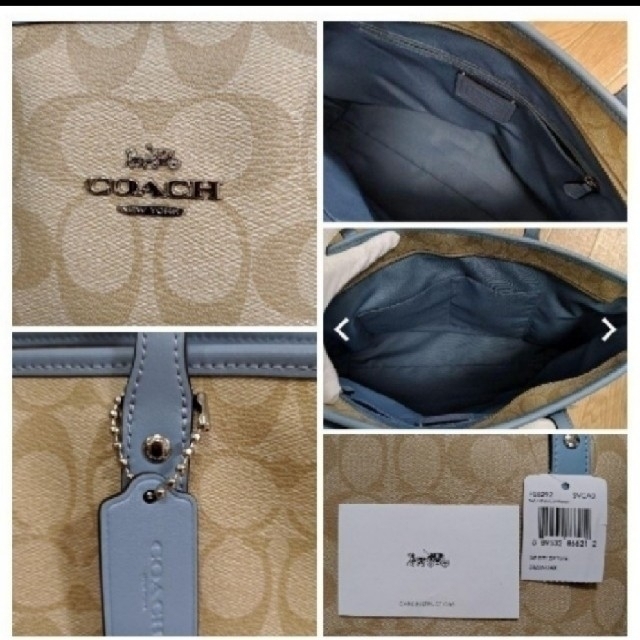 COACH コーチ トートバッグ ショルダーバッグ シグニチャー柄 F58292 3