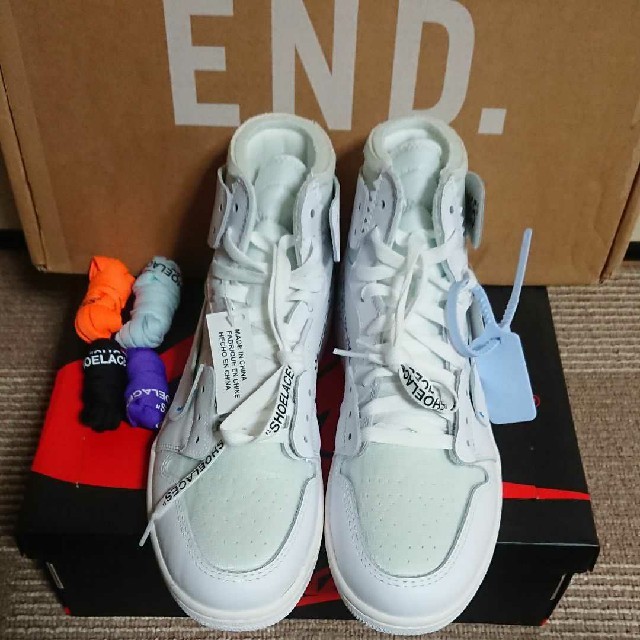 スニーカー NIKE - AIR JORDAN 1 off white