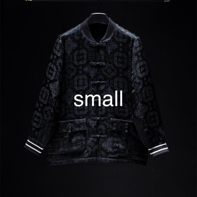 FRAGMENT - 激レア CLOT Fragment Black Silk Jacket