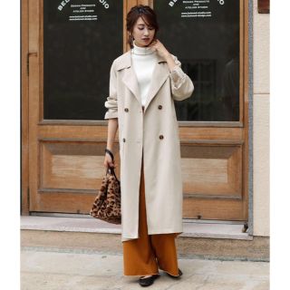 ティティベイト(titivate)の【price down】back pleats trench coat(トレンチコート)