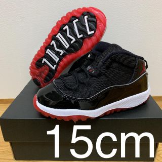 ナイキ(NIKE)のJORDAN11 BRED TD ジョーダン11 ブレッド キッズ 15cm(スニーカー)