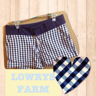 ローリーズファーム(LOWRYS FARM)のギンガムチェックショーパン(ショートパンツ)