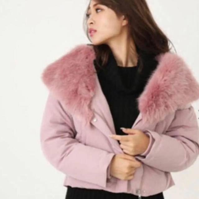 rienda Faux Fur ボリュームショートダウン