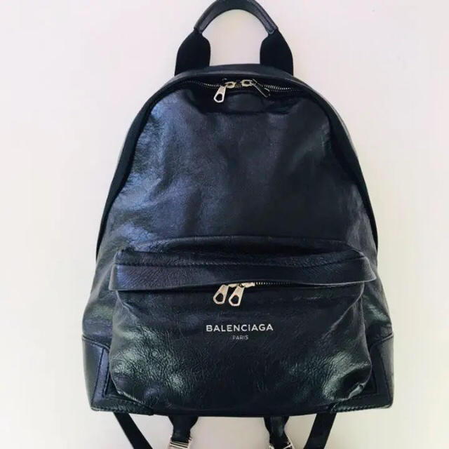 BALENCIAGA バレンシアガ  トラベラー S リュック・デイパック 382830   ナイロンキャンバス レザー グリーン ブラック  バックパック リュックサック 【本物保証】