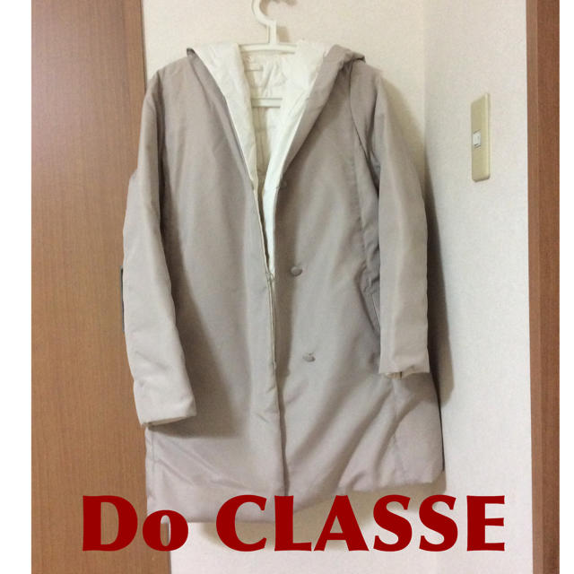 Do  CLASSE   リバーシブル ダウンコート   Lサイズ レディースのジャケット/アウター(ダウンコート)の商品写真